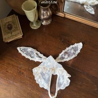 [予約] Rabbit headband/ marron