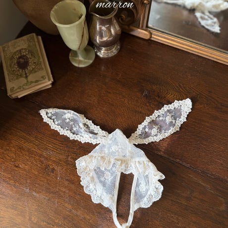 [予約] Rabbit headband/ marron