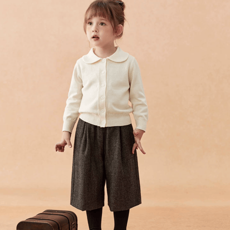 [予約] Soft Peter Pan Wool Knit Top