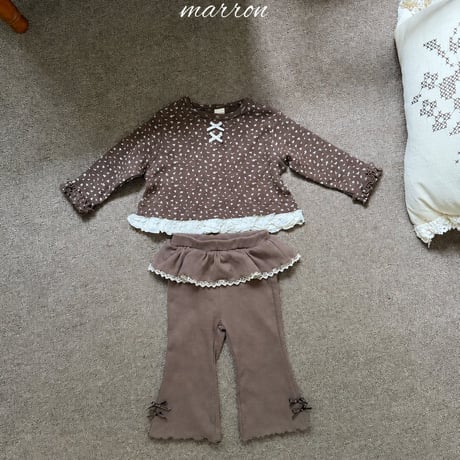 [予約] Lala Leggings/ marron