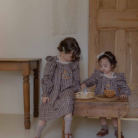 [予約] Madeleine Embroidery Suit/ OREN by Hibyebebe
