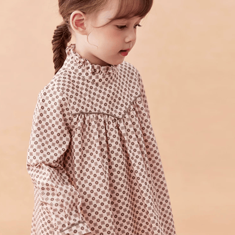 [予約] Petite Dot Ruffle Dress