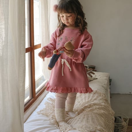[予約] Sherry mini dress/  Puella FLO