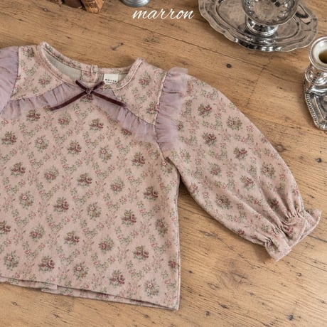 [予約] Lemon Blouse/ marron