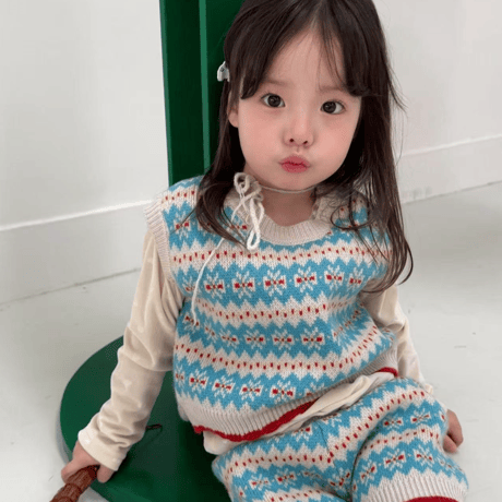 [予約] Maple Knit top & bottom Set / aiai