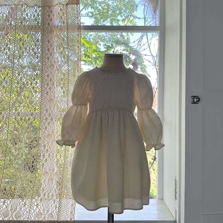 [予約] Rose Lace Dress(Kids)/ Monbebe