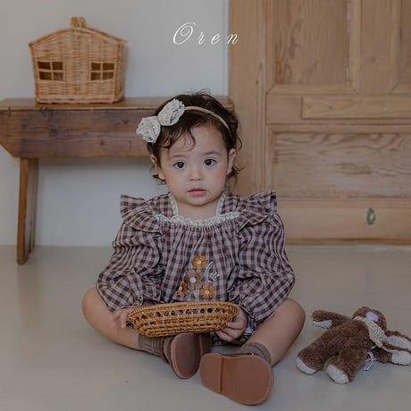 [予約] Madeleine Embroidery Suit/ OREN by Hibyebebe
