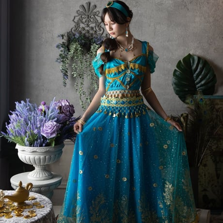 [予約] Royal Turquoise Dress (Adult)
