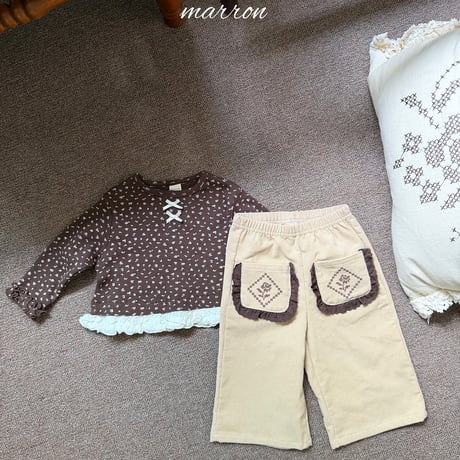 [予約] Rose Pants marron