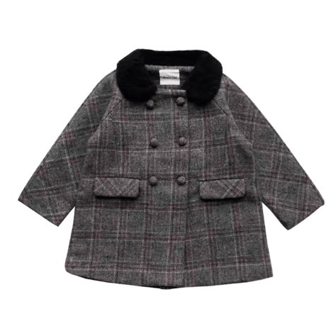 [予約] Heritage Grey Check Coat