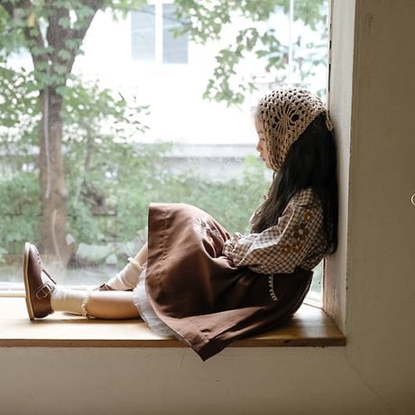 [予約] Manon Check Blouse/ OREN by Hibyebebe