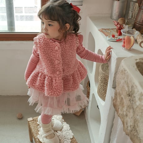 [予約] pposong fur vest/ Puella FLO
