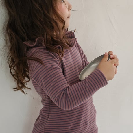 [予約] Wings stripe T-shirt/  Puella FLO