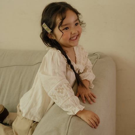 [予約] Honey Beige Blouse/ OREN by Hibyebebe