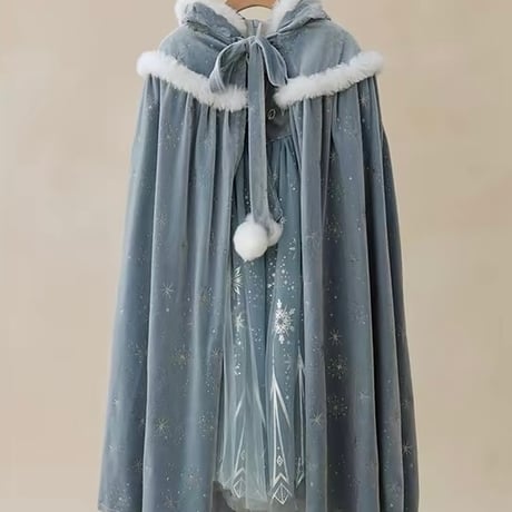 [予約] Snow Winter Glow Dress  (& Cloak)