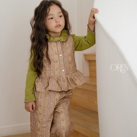 [予約] Groot vest quilted padding Setup/ OREN by Hibyebebe
