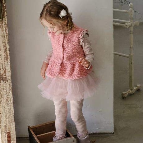 [予約] pposong fur vest/ Puella FLO