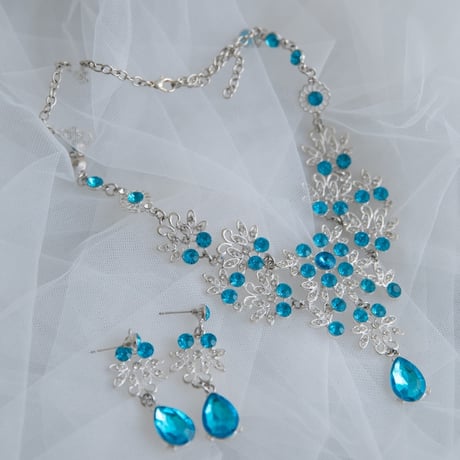 [予約] Aqua Bloom Jewelry Set