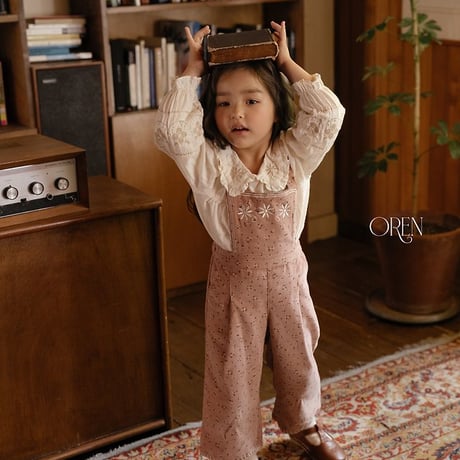[予約] Olive Garden Overalls/ OREN by Hibyebebe