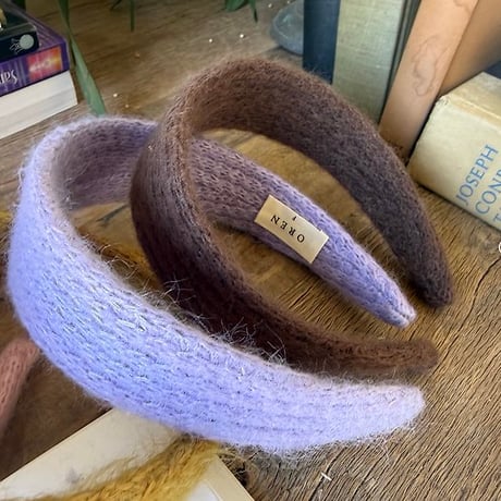 [予約] Lavinia Knit Headband/ OREN by Hibyebebe