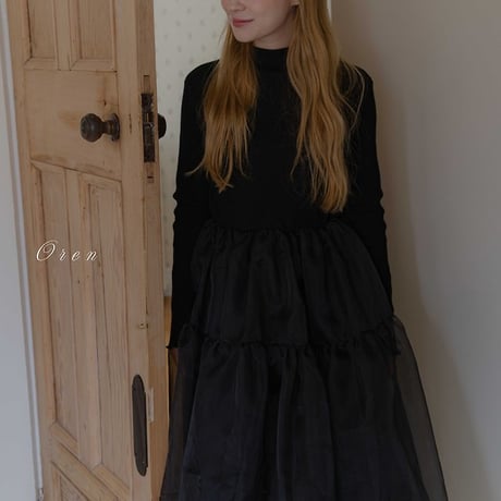 [予約] Severin Organza Dress (Mom) / OREN by Hibyebebe