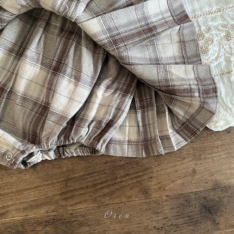 [予約] Leo Classic Bloomer Skirt/ OREN by Hibyebebe