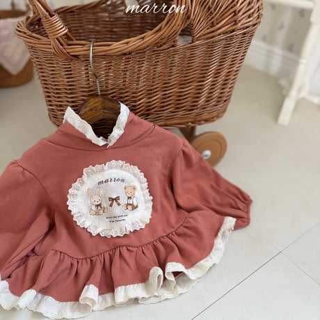 [予約] Toto Hoodie/ marron