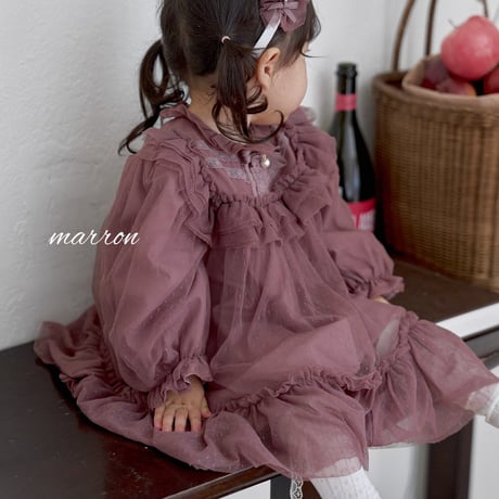 [予約] Nook Dress / marron