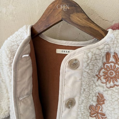 [予約] Lavinia Dumble Fleece Jacket/ OREN by Hibyebebe