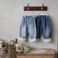 [予約] Ail denim Pants/ Puella FLO
