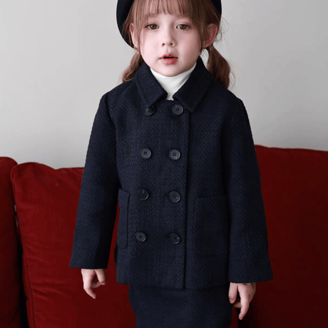 [予約] Regent Navy Jacket & Skirt Set