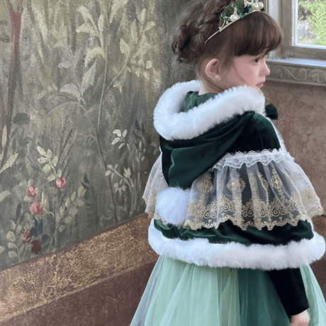 [予約] Evergreen Waltz Princess Dress (&Cape SET)