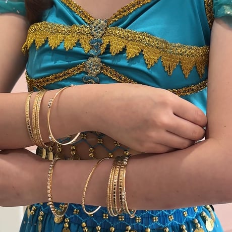 [予約] Golden Layered Bangle Set