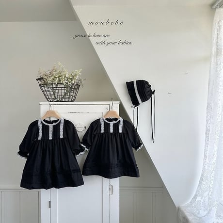 [予約] Satin Pintuck Bonnet/ Monbebe
