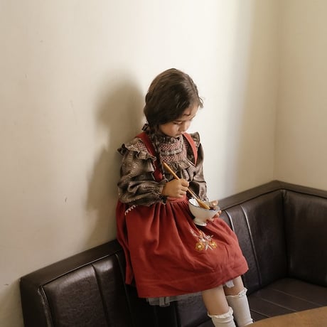 [予約] Autumn Bloom Skirt/ OREN by Hibyebebe