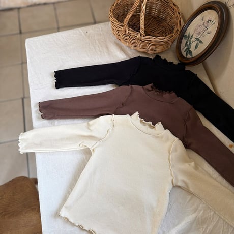 [予約] Daily Turtleneck T/ marron