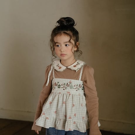 [予約] Cecil Eyelet T-Shirt/ OREN by Hibyebebe
