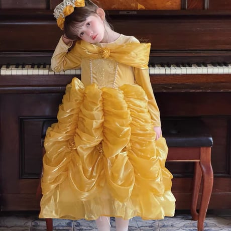 [予約] Marigold Sonata Princess Dress(&Cape SET)