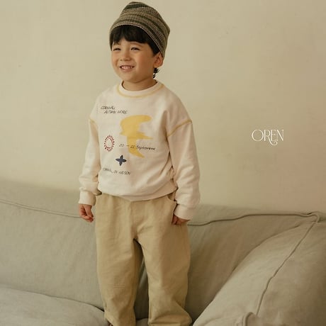 [予約] Cornell Sweatshirt/ OREN by Hibyebebe