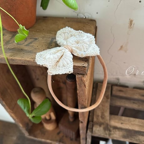 [予約] Noah Ribbon Hairband / OREN by Hibyebebe