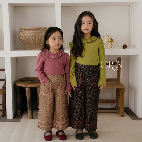 [予約] Mareiu Jabara Padded Pants/ OREN by Hibyebebe