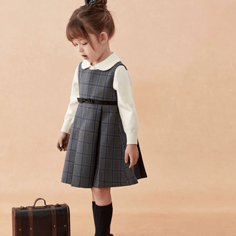 [予約] Classic Academy Check Dress
