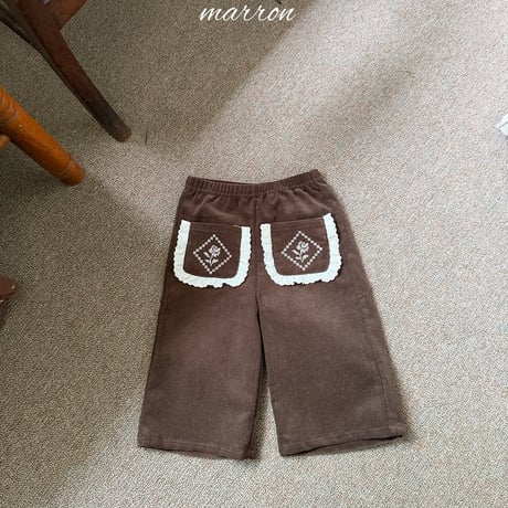 [予約] Rose Pants marron