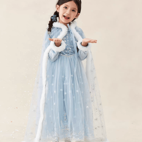 [予約] Ice Palace Princess Dress + Cape SET