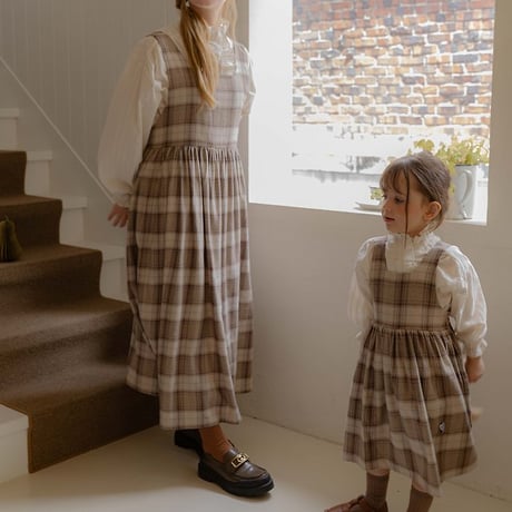 [予約] Leo Classic Check Dress/ OREN by Hibyebebe