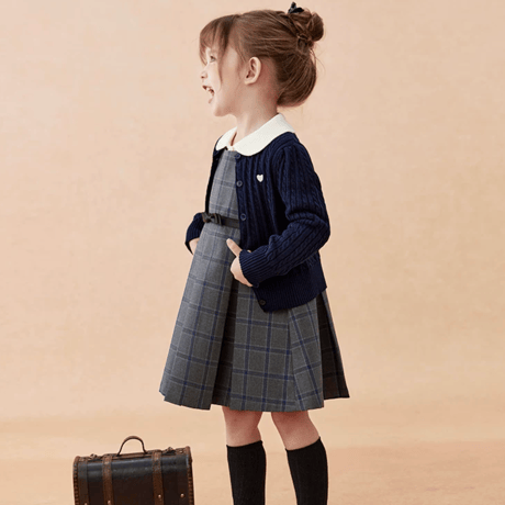 [予約] Classic Academy Check Dress