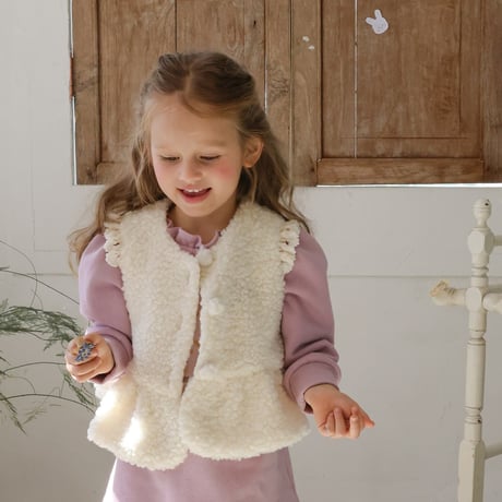 [予約] pposong fur vest/ Puella FLO