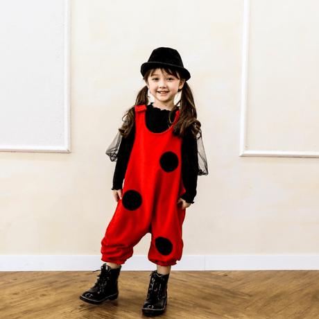 [予約] Ladybug overalls/ Mini Recipe