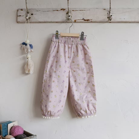 [予約] Lulu quilted pants /  Puella FLO
