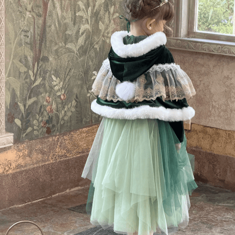 [予約] Evergreen Waltz Princess Dress (&Cape SET)